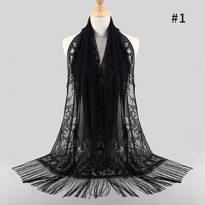 

2018 new Hui people hijab Muslim ladies Arab fashion lace scarf a generation