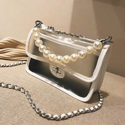 

Ins super fire bag female 2019 new Korean version of the wild single shoulder slung fashion portable chain lock small square bag