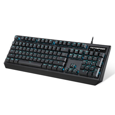

Motospeed CK95 Mechanical Game Wired Keyboard 104 Keys Blue Backlit Support English Russian