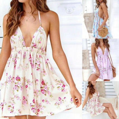 

Women Summer Sexy Mini Dress Fashion Evening Party Cocktail Short Dress Sundress