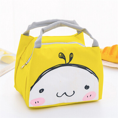 

2019 New Style Fashion Hot Portable Lunch Bags Insulated Canvas Box Tote Bag Thermal Cooler Food Picnic Bag