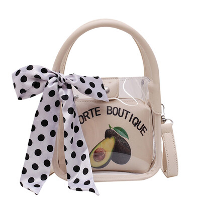 

Tailored Womens Fashion Transparent Diagonal Shoulder Bag Messenger Bag Handbag