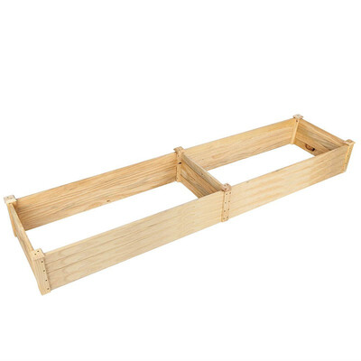 

Ktaxon Natural Wooden Raised Garden Bed 96"x24"x10"