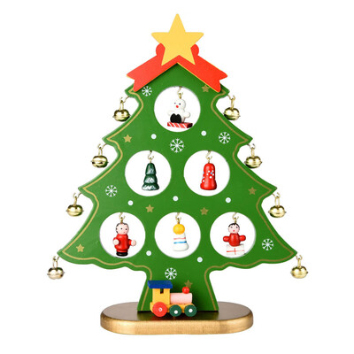 

Tailored Christmas tree Santa Claus Snowman Wooden Swing Decoration Decoration