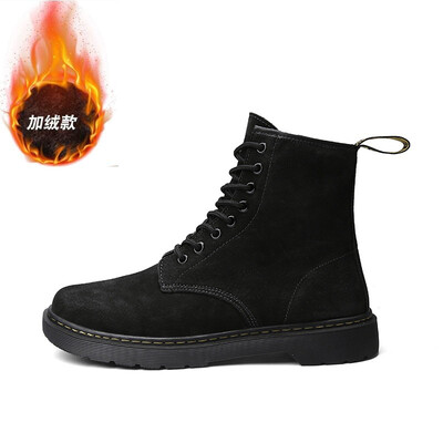 

Tooling boots mens Martin boots England casual desert boots short boots leather mens boots