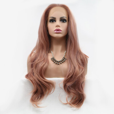 

Dolago Synthetic wigs natural wave Hair Free Part for Women Lace Front Wigs