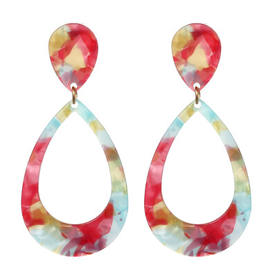 

Womens Earrings Fashion Korea Acrylic Leopard Pattern Bohemian Charm Geometric Drop Earrings for Girls Jewelry Gifts 2019 New