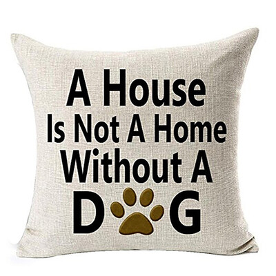 

〖Follure〗Best Dog Lover Gifts Cotton Linen Throw Pillow Case Cushion Cover