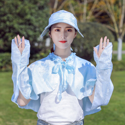 

2019 new summer anti UV sun hat Big Brim womens baseball cap outdoor foldable printed sun hat