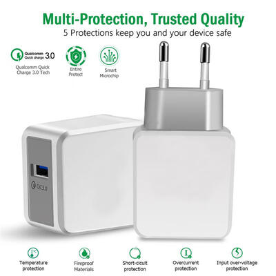 

Portable QC30 Quick Charger 18W Single USB Fast Charging Adapter