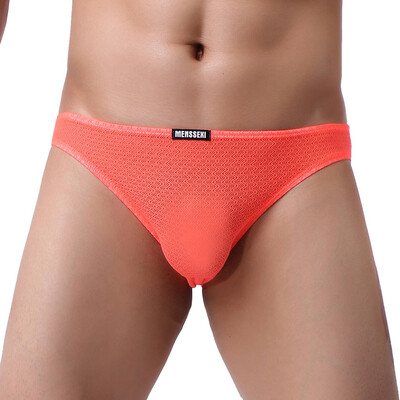 

Tailored Mens Sold Color Natural Washed Breathable Sexy Mesh Underwear