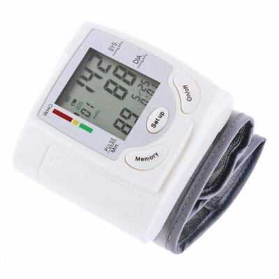 

Digital Wrist Blood Pressure Pulse Monitor Automatic Heart Beat Meter