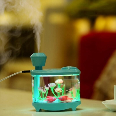 

Mini USB Powered Fish Aquarium Lamp Humidifier Night Light Interior Designed Decoration Lights