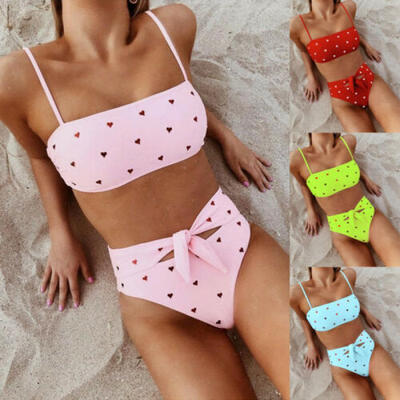 

Triangle Swimwear Bathing Padded Bra Bikini Set Swimsuit Women Bandage Push-up