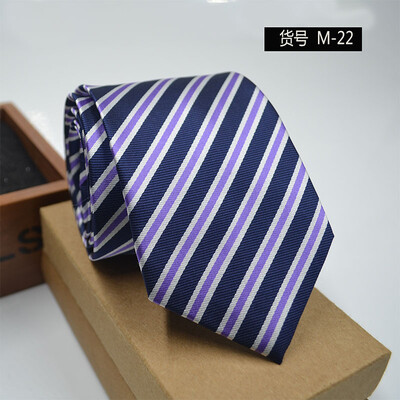 

Business casual professional mens tie South Korea silk arrow jacquard striped tie wholesale custom tie
