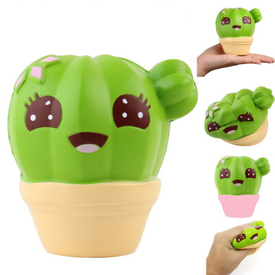 

Cactus Cream Scented Soft Slow Rising Extrusion Strap Kids Toy