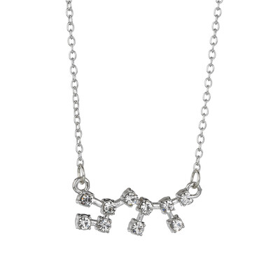 

12 Horoscope Aries Pisces Leo Necklace Gold Silver Color 12 Constellation Necklaces Pendants Choker Necklaces For Women Jewelry