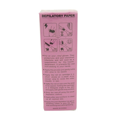 

80pcs Non-woven Fabric Body Hair Remove Wax Paper Professional Hair Removal Waxing Strips Depilatory Paper