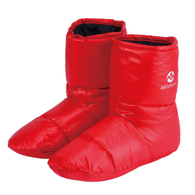 

1 Pair Duck Down Slippers Shoes Bootees Boots Footwear Camping Feet Cover Warm