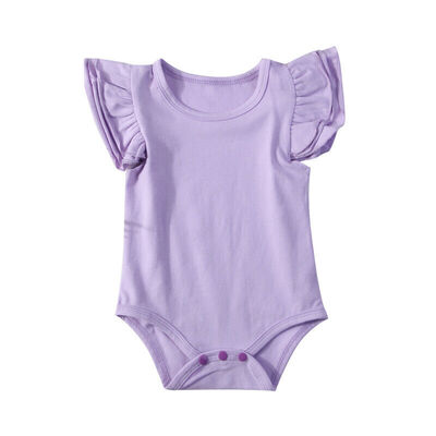 

Kid Newborn Baby Girl Boy Ruffle Romper Bodysuit Jumpsuit Outfit Summer 0-24M