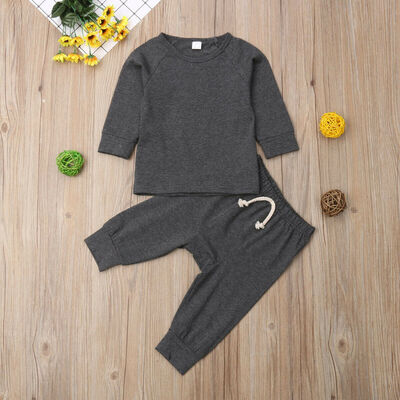

Newborn Infant Baby Boy Girl Clothes T-shirt TopPants Kids Outfits Sets
