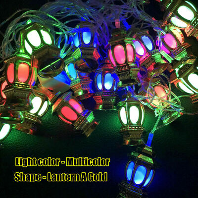 

Ramadan Eid Decorations Fairy Lights LED Mulitcoloured Islam String Lantern