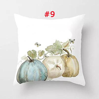 

Halloween Pumpkin Square Cotton Linen Throw Pillow Case Cushion Cover Home Decor