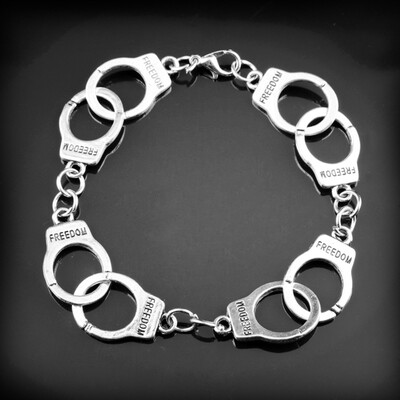 

Grey Handcuffs Bracelets for Women Jewelry Bangles Wristbands Lover Couple Valentines Day Gift
