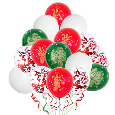 

30pcs 12inch Latex Colorful Sequins Print Balloons Happy Christmas Party Decorations Kids Toy Festival Balls Event Party Supply