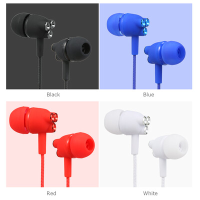 

35mm Wired Headphones In Ear Earbuds Music Smart Phone Earphone Headsets with Microphone
