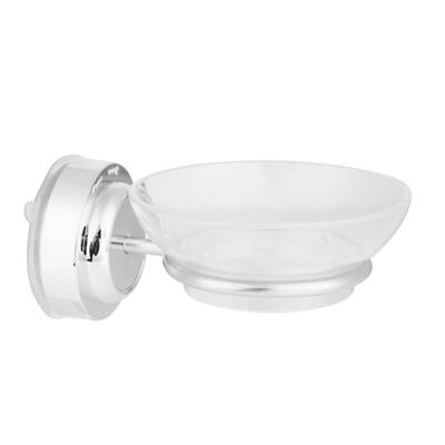 

Greensen Stainless Steel Soap Dish Holder Wall Bathroom Storage Shelf Suction Soap Box