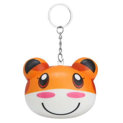 

Gotoamei Squishies Kawaii Cartoon Animal Slow Rising Cream Scented Keychain Stress Relief