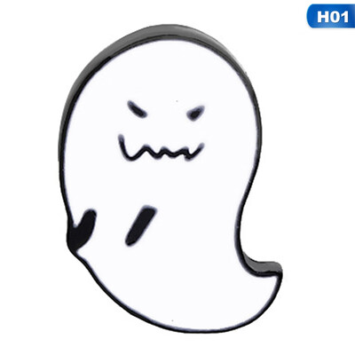 

Cartoon Sloth Mummy Ghost Cat Shell Brooch Halloween Accessories Gift Hot