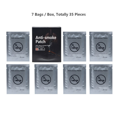 

35 Pcs Anti-smoke Patch Stop Quit Smoking Balm Patch Natural Ingredient Smoking Cessation Plaster Health Therapy