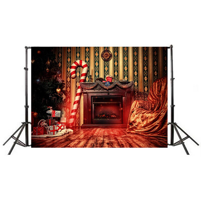 

Tailored Christmas Backdrops Vinyl 5x3FT Fireplace Background Photography Studio