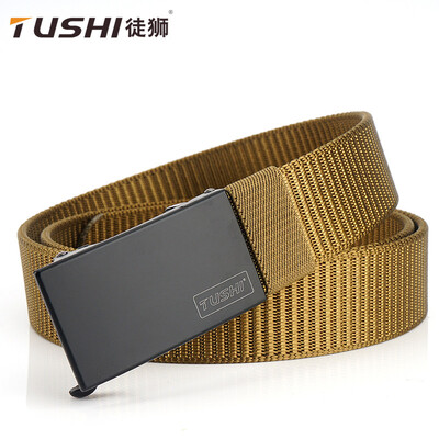 

Mens belts Nylon belt automatic buckle Business youth dress mens suit belts