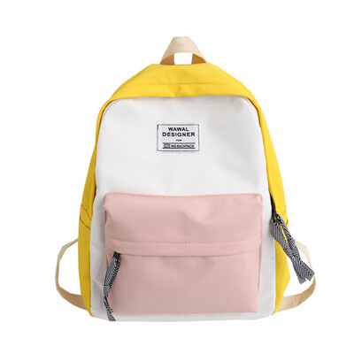 

Schoolbag female ins feel girl campus Korean version of the original high school ulzzang college students tide double shoulder bag