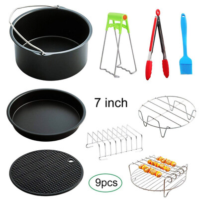 

9Pcs Universal 7inch Air Fryer Accessories for Phillips Cozyna 53QT to 58QT