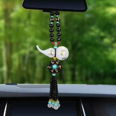 

vehicle perfume pendant interior supplies black gourd pendant slip knot lanyard retractable GS769