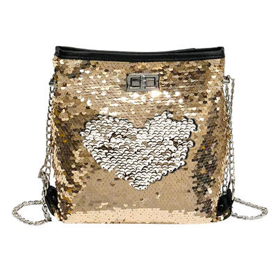

Sequins Shoulder Crossbody Handbags Women Shiny Chain Messengers Casual Bag