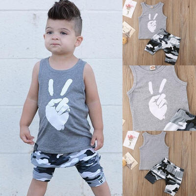 

Newborn Toddler Kids Infant Baby Boy Cotton Bodysuit Jumpsuit Clothes Outfit Y3
