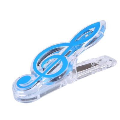 

Plastic Musical Note Letter Paper Clip Piano Sheet Spring Holder Stationery
