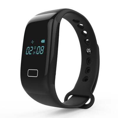 

JW018 Smart Sports Band Wristband Cortex-M4 core Fitness Bracelet Blue OLED Screen Display Bluetooth 40 110mAh Battery Pedometer