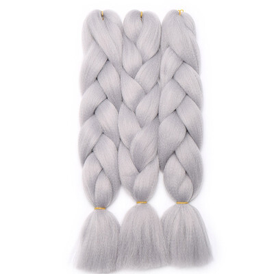 

3 Packs Braiding Hair Ombre for crochet Hair Weave with Synthetic&Twist Braiding Hair Extensions