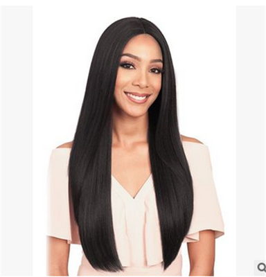 

Black Brown Blonde Red wig Long Curly Straight Wavy Full Head Ladies Hair Wigs