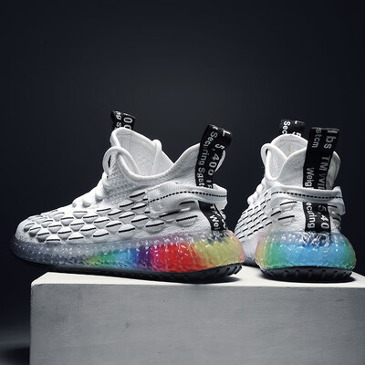 

Fashion mens shoes breathable thin tide shoes trend flying woven wild sports casual shoes shoes shoes