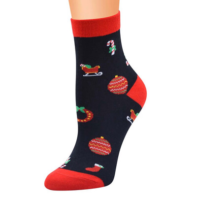 

1Pair Lovely Christmas Socks Women Men Gift Santa Claus Deer Warm Winter Xmas Funny Socks Unisex Socks For Christmas Gift
