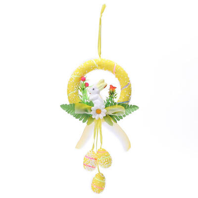 

Easter Eggs Rabbit Dolls DIY Hanging Ornaments Birthday Party Decor Crafts
