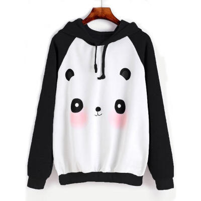 

Women Cartoon Long Sleeve Hoodie Pullover Sweatshirt Sweater Casual Hooded Tops