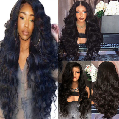 

〖Follure〗Womens Fashion Wig Black Synthetic Hair Long Wigs Wave Curly Wig